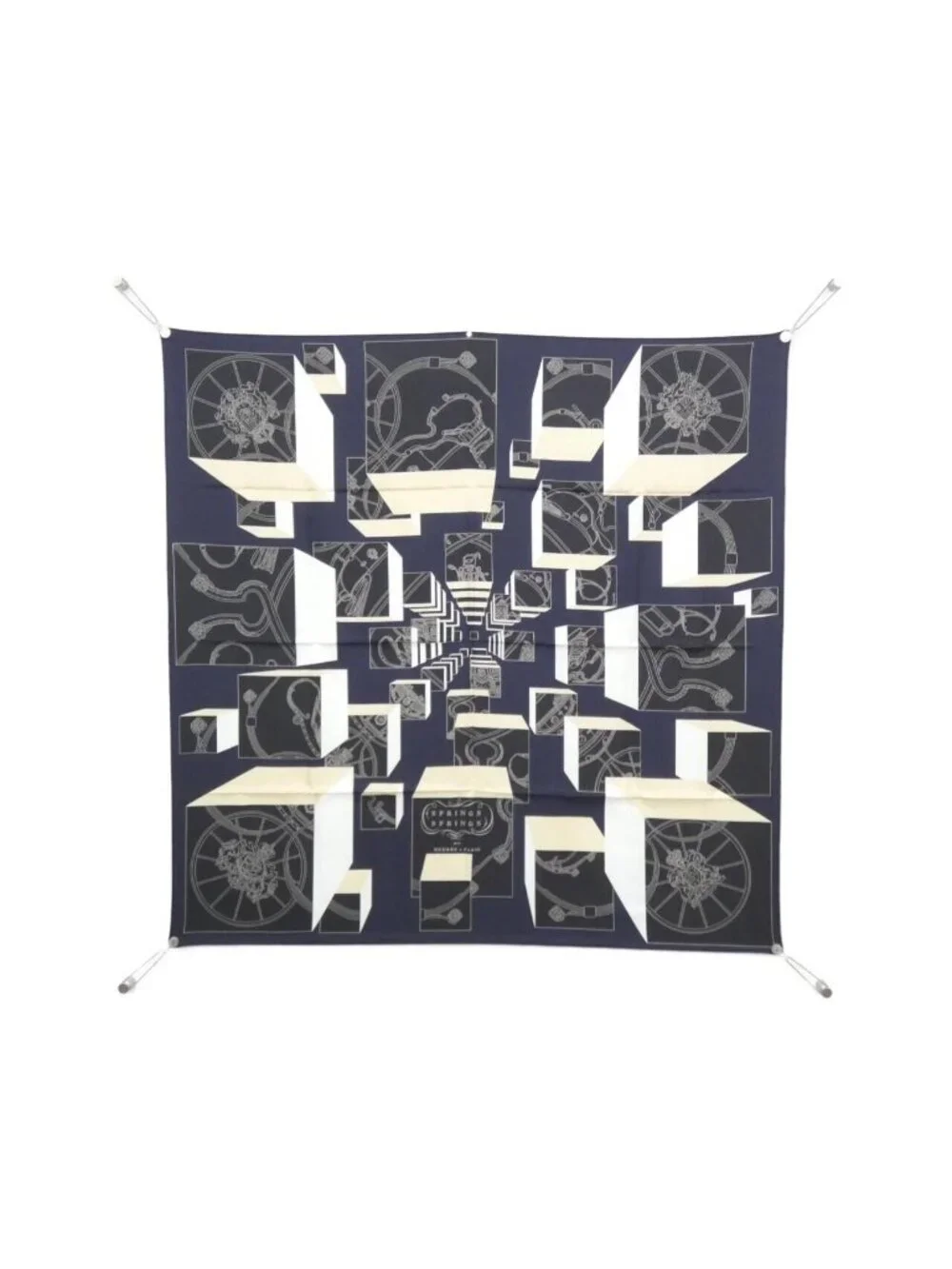 Hermes Springs Carre Scarf